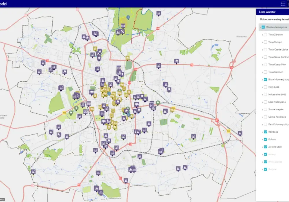 Łódź: Mapa Dzielnic z 10 Najważniejszymi Ulicami Do Odwiedzenia