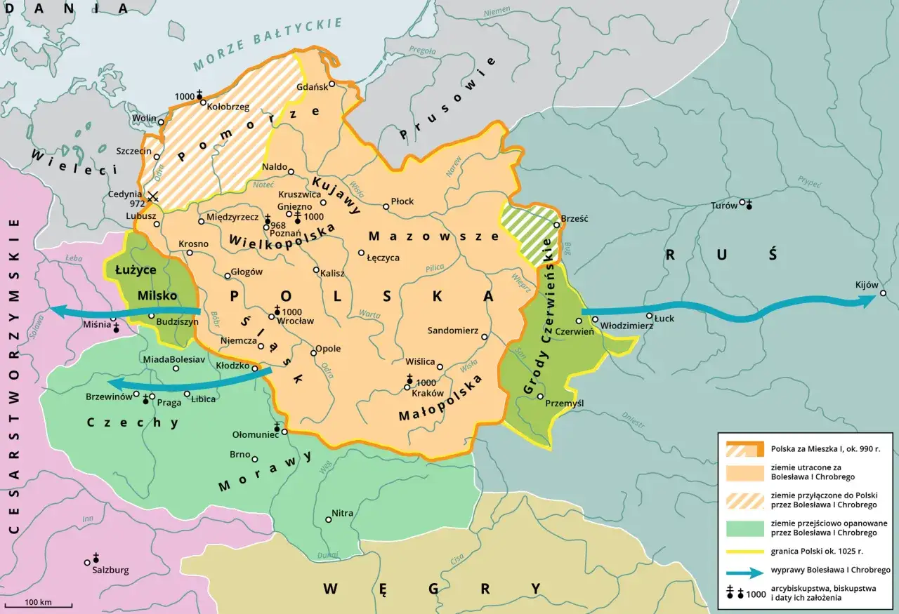 Plac Bolesława Chrobrego Polska mapa