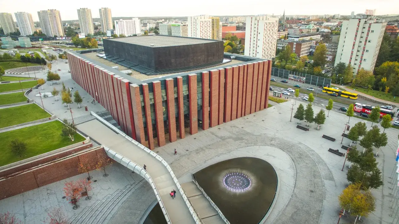Katowicka Strefa Kultury widok ogólny