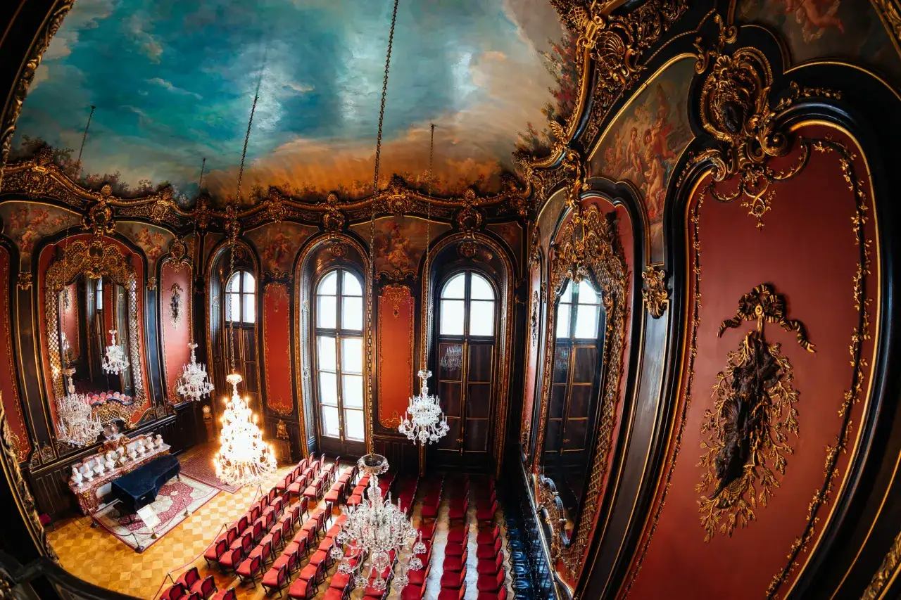 Pałac w Pszczynie wnętrza, Sala Lustrzana