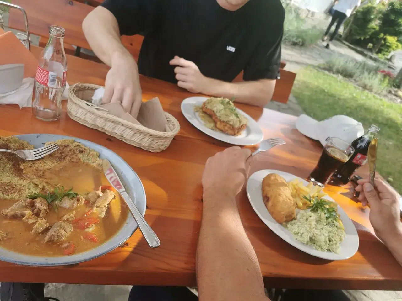 Karczma Pod Baranią placki ziemniaczane z blachy