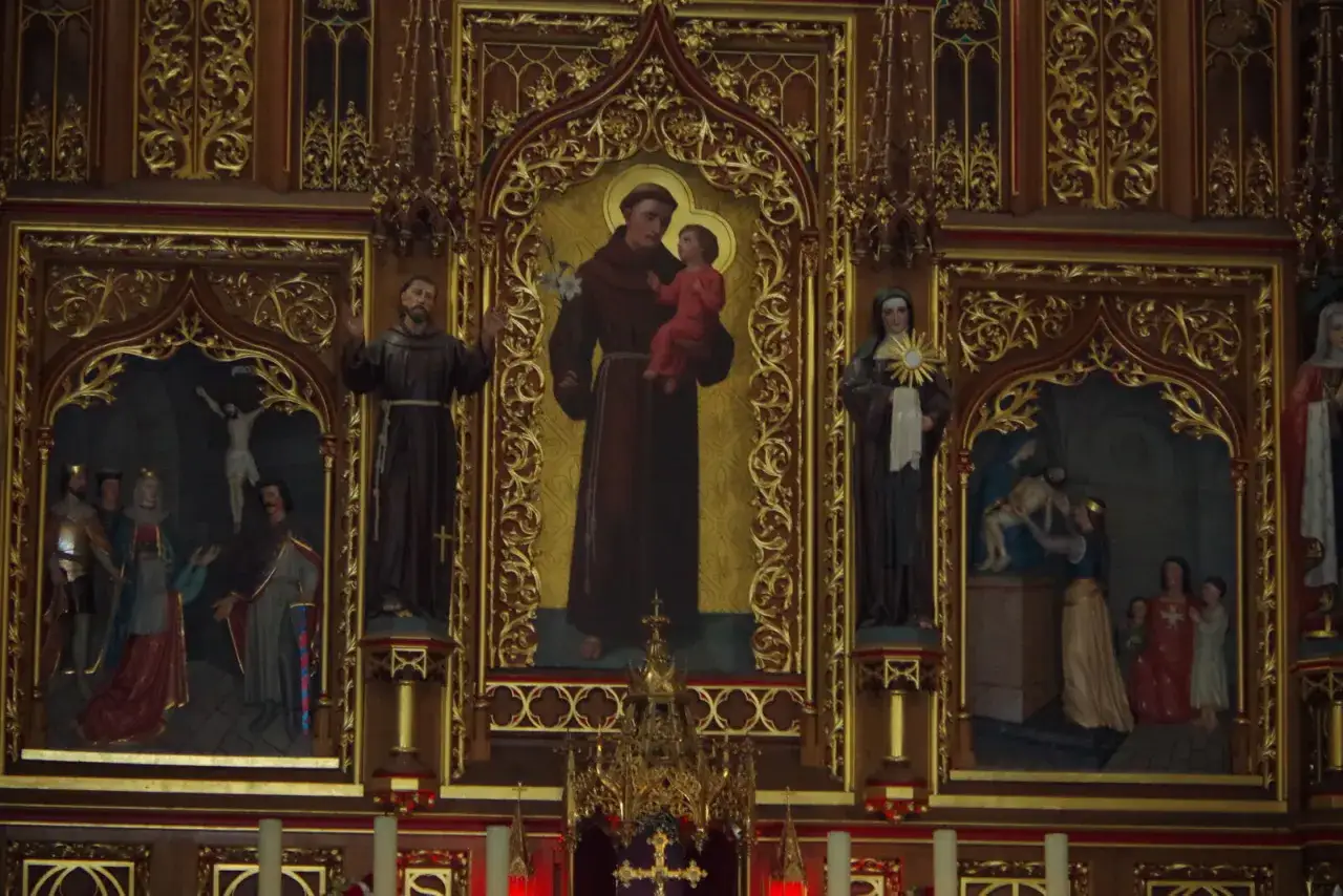 Wnętrze Bazyliki św. Antoniego Rybnik