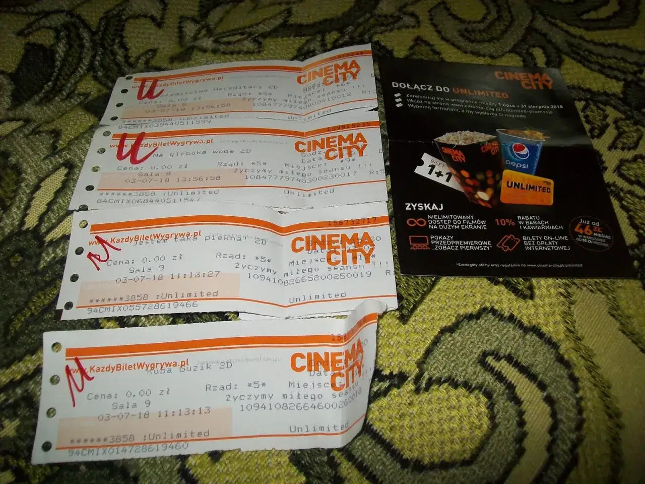 Cinema City cennik biletów