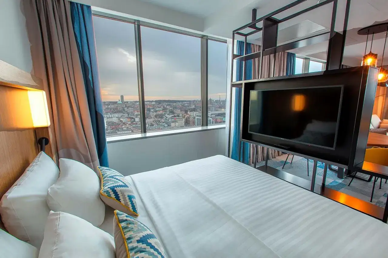 Widok z pokoju Courtyard by Marriott Katowice