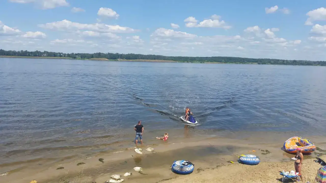 Plaża Rzeczyce Dzierżno Duże widok