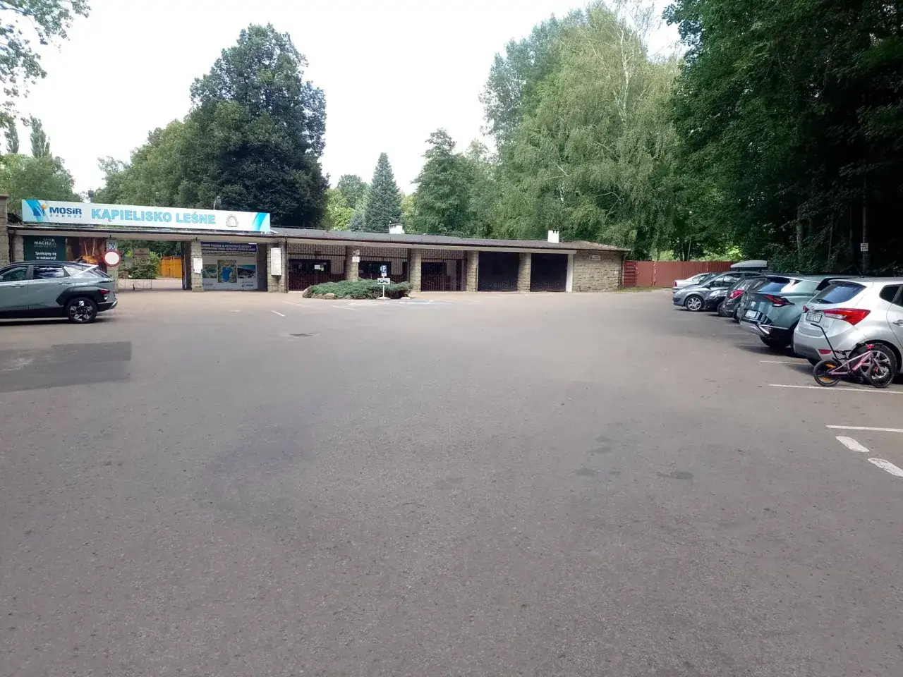 Kąpielisko Leśne Zabrze dojazd parking