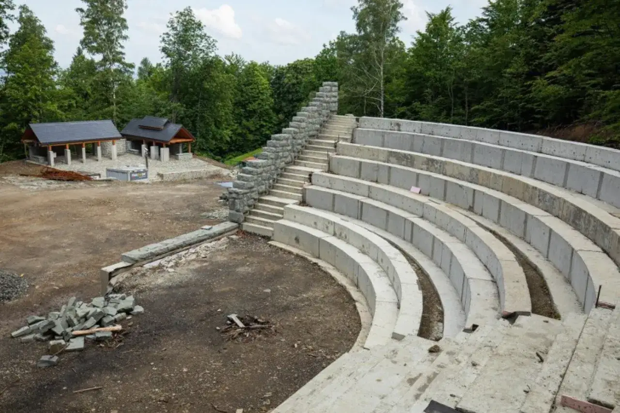 Lipnik Bielsko-Biała tereny zielone amfiteatr