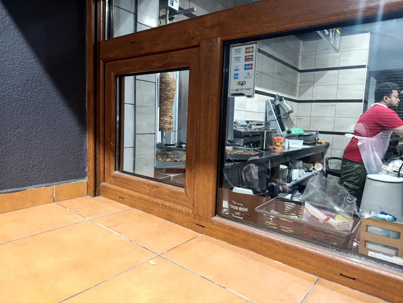 Kebab Inn Rybnik wnętrze po remoncie